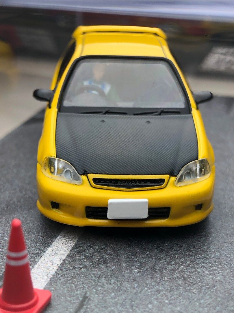 特價）全新Hobby Japan 1/64 頭文字D Honda Civic EK9 東堂墊館
