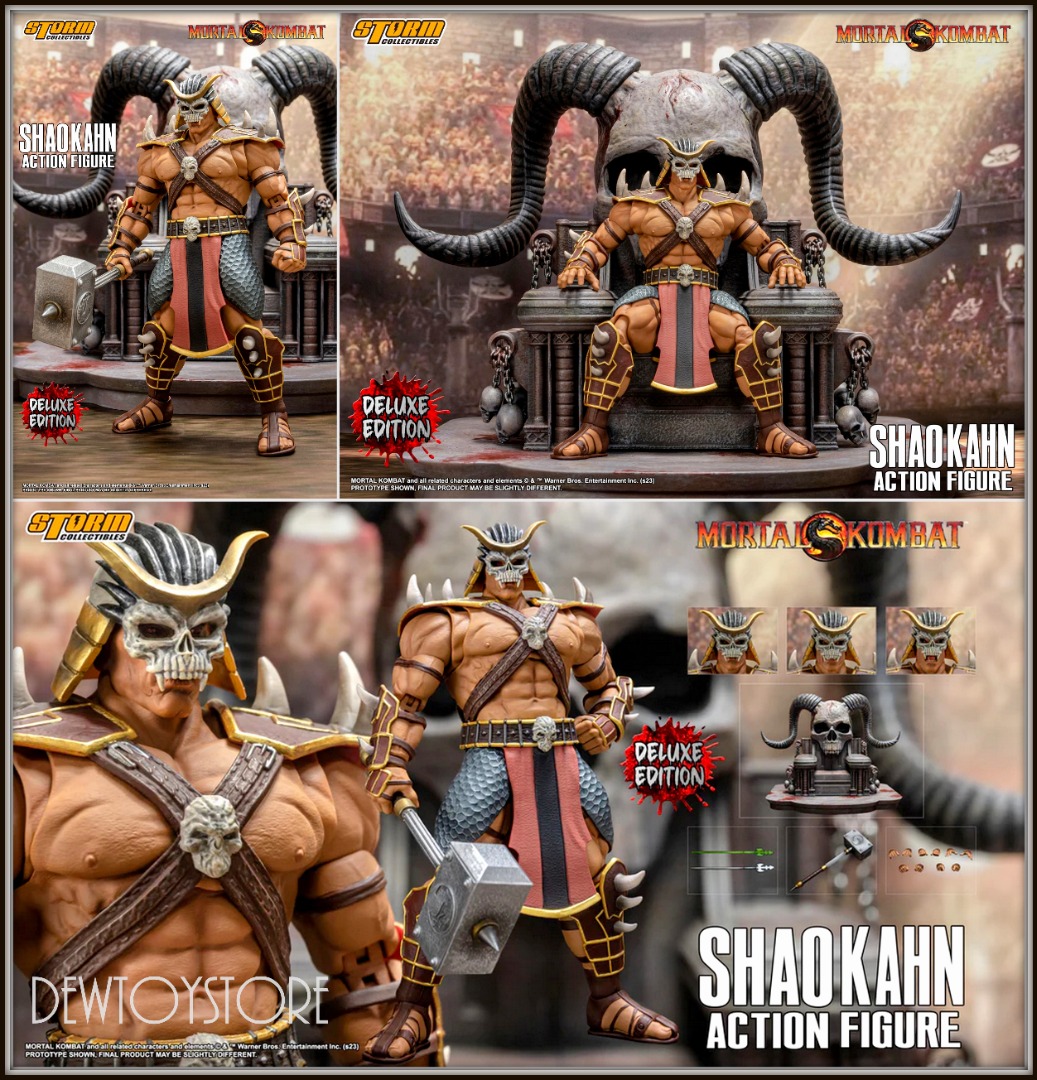 Pre-order Storm Toys DCMK15 MORTAL KOMBAT BOSS - Shao Kahn SINGLE EDITION  1/12