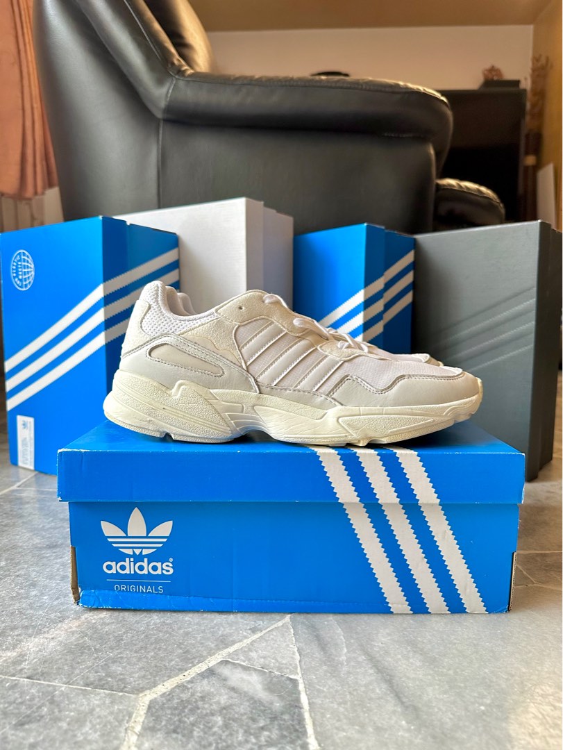 Adidas yung 96 online white on feet