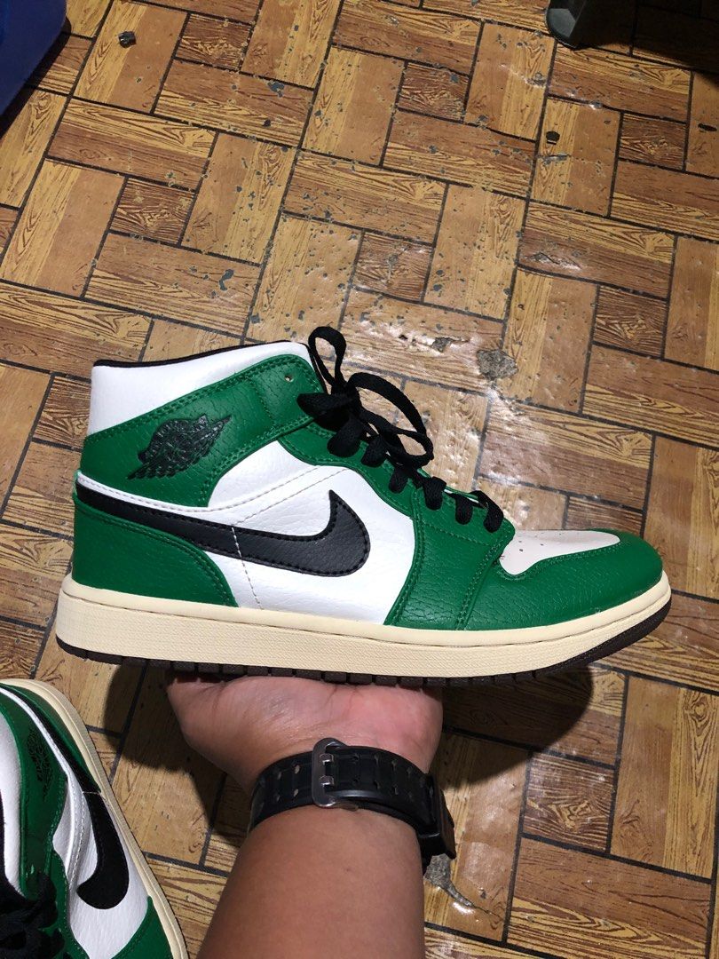 Air Jordan 1 Mid 'Pine Green'(26.5 cm)