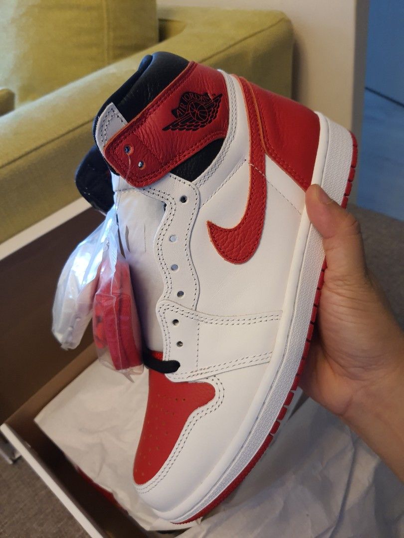 jordan 1 retro high red white