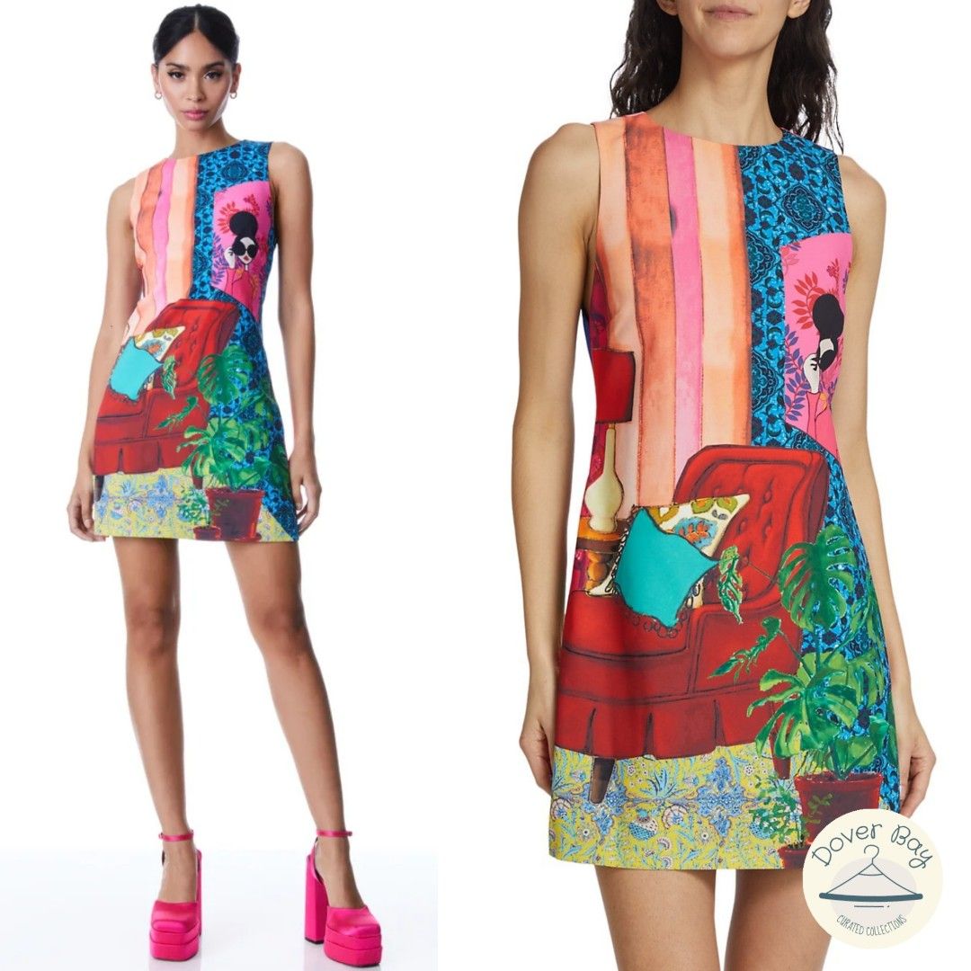 Alice and olivia shop clyde shift dress