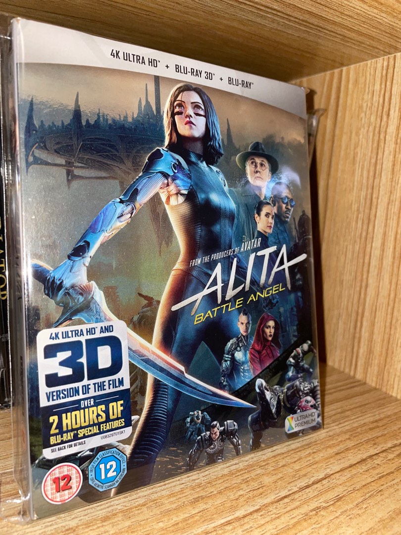Alita: Battle Angel (UK??) [ 3D, 4K Ultra-HD and Blu-Ray], Hobbies &  Toys, Music & Media, CDs & DVDs on Carousell