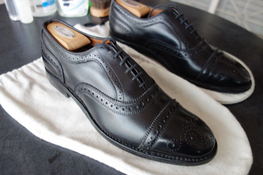 Allen edmonds strand sales black