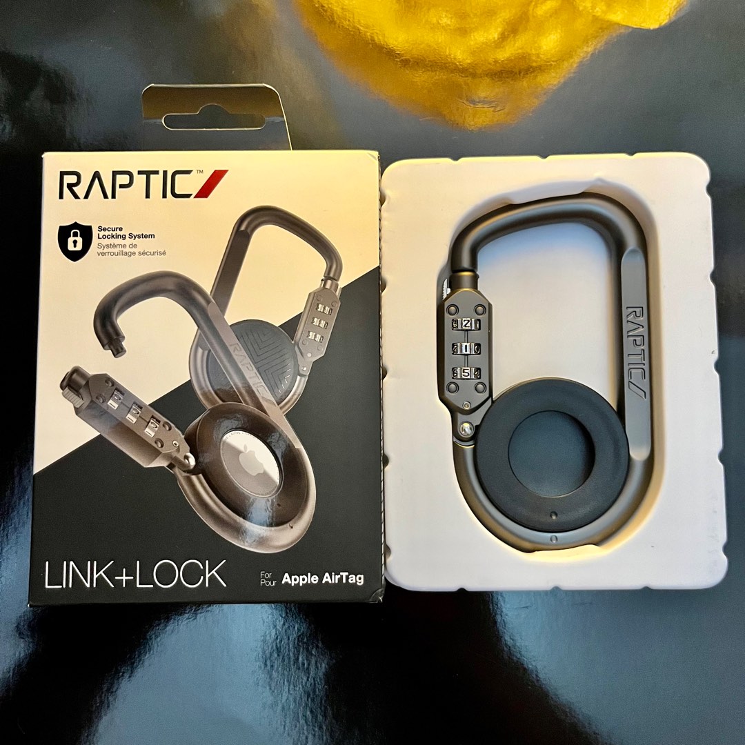 Apple Airtag Lock HEAVY DUTY Raptic Link Lock, Mobile Phones