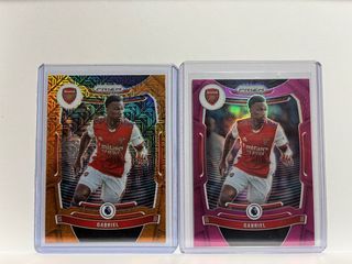 Arsenal Gabriel Prizm trading card lot