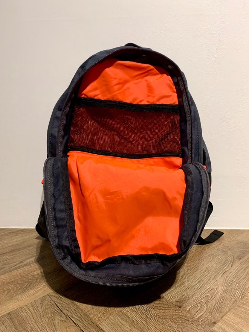 ARTENGO Tennis Backpack 500 BP Black/Orange, Sports Equipment