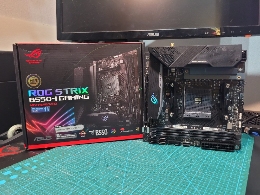 Asus ROG Strix B550i Gaming Motherboard AMD AM4, Computers & Tech