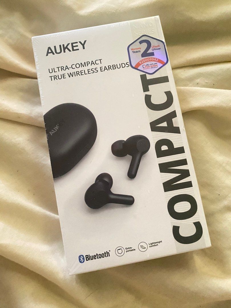 Aukey Airpods Wireless Earphones (Category: Earphones) located in Las Pinas. Submitted by marie.v (Listing ID 1213276132, Image 1). Description: Aukey EP-T25 Witeless Earbuds/ Earphones/ Airpods Brand new and unopened, received as a gift last Christmas from UAE. Rfs: Already have 2 wireless earphones I used alternately. Selling for 50% off regular Price. See last photo for price in Philippines. Shipping cost will be care of buyer. I can ship from