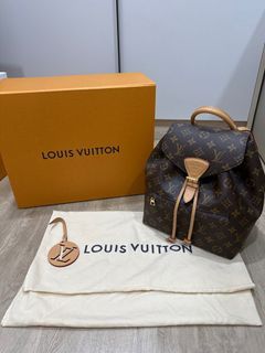 Louis Vuitton Backpack M45205 Leather Monogram Empreinte Montsouris PM Noir  Used