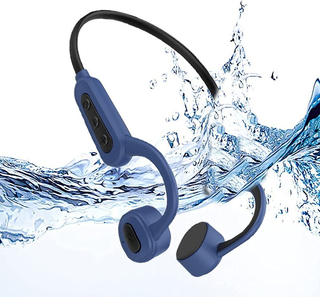 ESSONIO Bone Conduction Headphones Bluetooth IP68 Waterproof