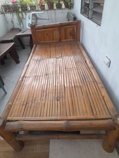 Bamboo/Kawayan Bed (78 × 38 x 30 inches)