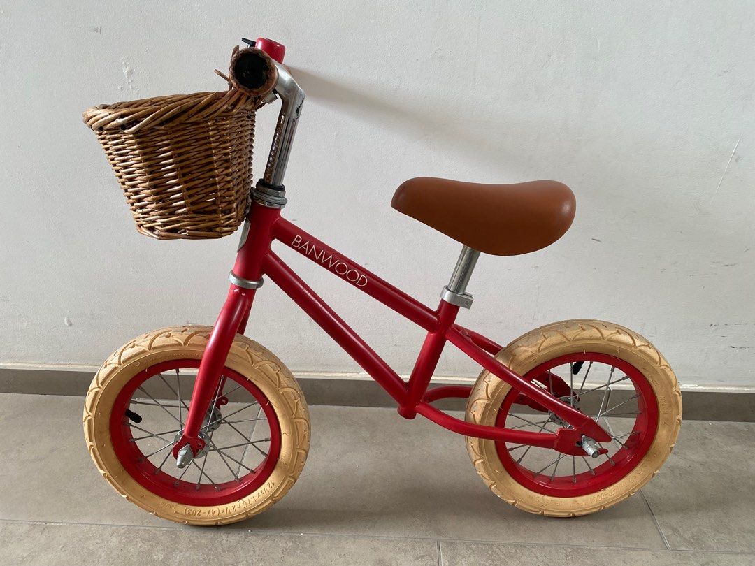 BANWOOD First Go 12 Balance Bike Helmet Sports Equipment Bicycles Parts Bicycles on Carousell