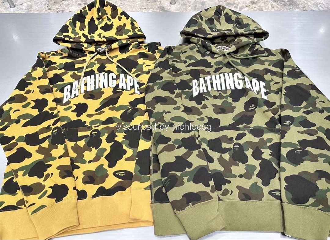Bape camo pullover hoodie sales