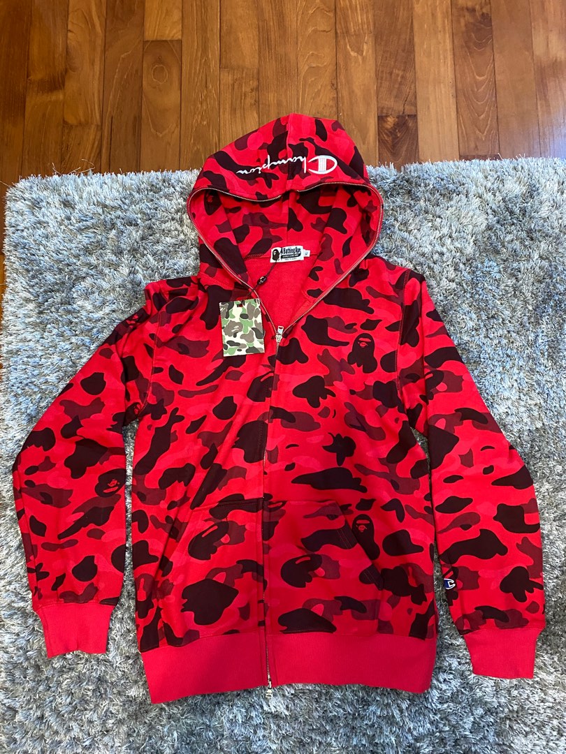 Champion bathing ape hoodie online