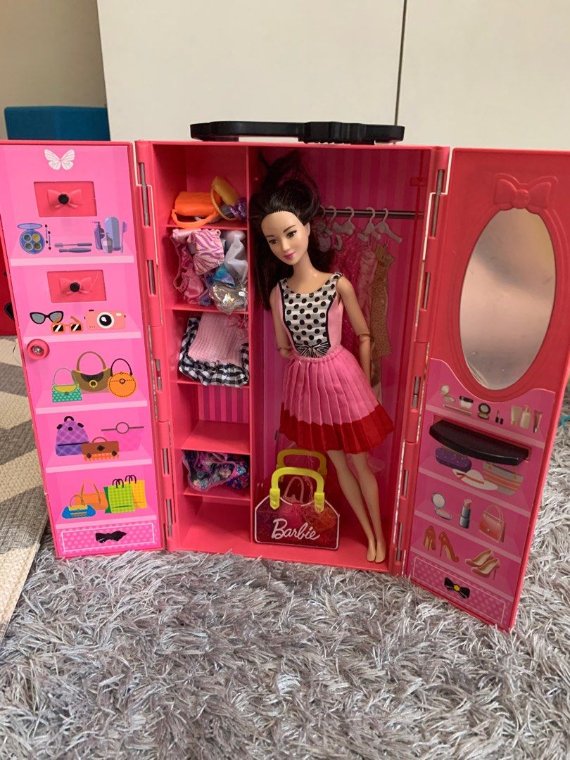 Barbie Doll mini wardrobe, Hobbies & Toys, Toys & Games on Carousell