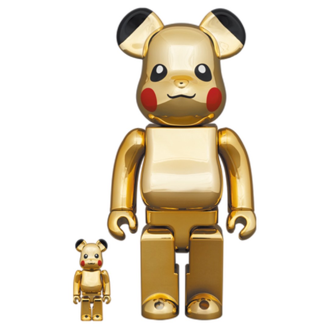 BE@RBRICK PIKACHU GOLD CHROME Ver. 比卡超400％ & 100％, 興趣及遊戲