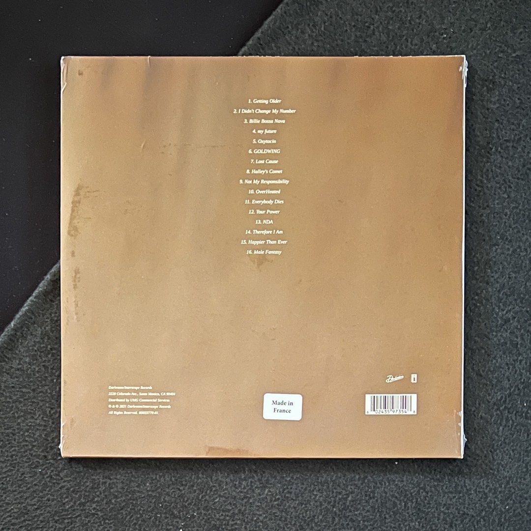 Billie Eilish - Happier Than Ever LP Vinyl (Category: Vinyls) located in Binan City. Submitted by the___hobbyist (Listing ID 1213270064, Image 2). Description: Brand New / Sealed Billie Eilish - When We All Fall Asleep, Where Do We Go LP Vinyl Payment via Gcash, BPI or BDO Same day delivery via Lalamove.