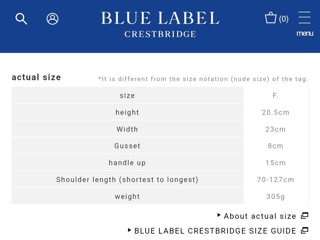 Blue Label Crestbridge Check Canvas Square Mini Tote Bag