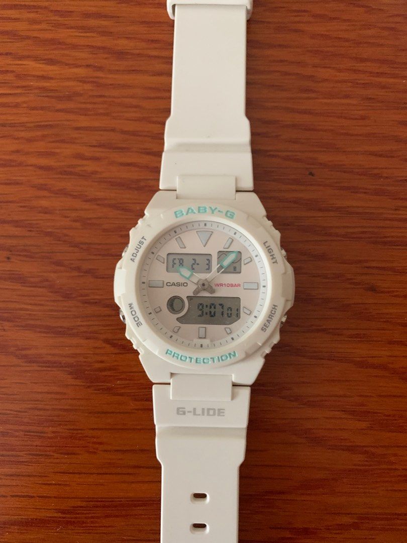 Casio g lide discount white