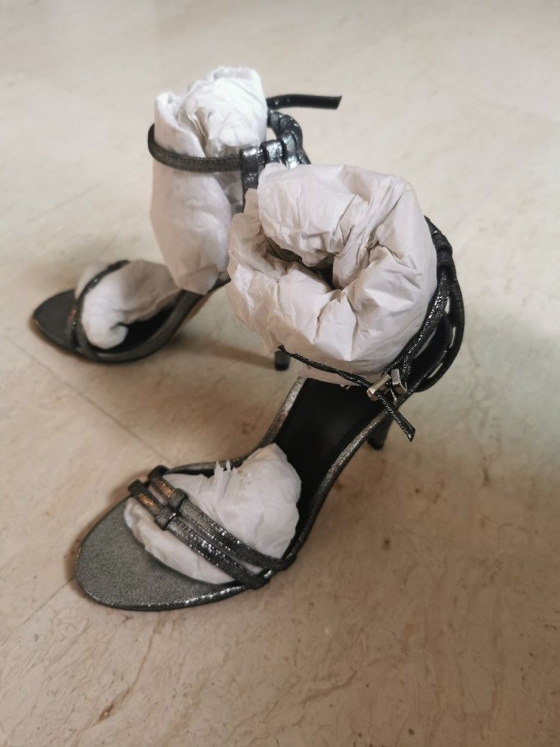 Reiss silver shoes discount