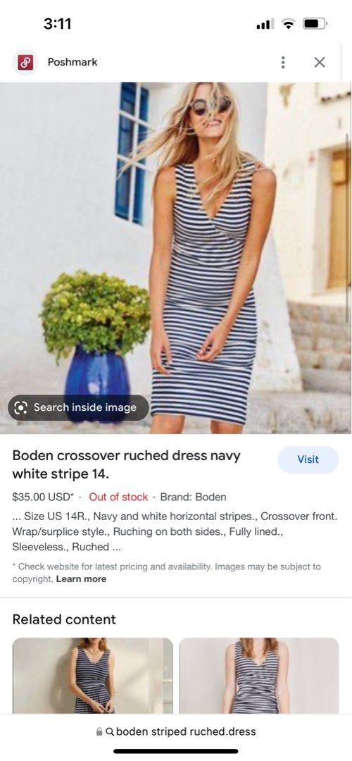 Boden Ruched dress Women s Fashion Dresses Sets Dresses on Carousell