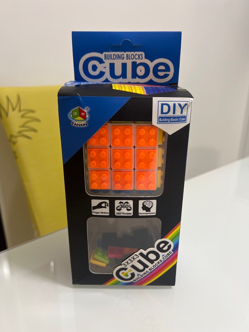 Building Blocks Rubik Cube, Hobbies & Toys, Toys & Games on Carousell