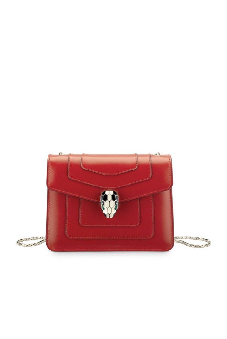 Bvlgari red bag sale