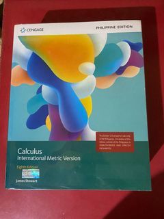 Calculus International Metric Version Eighth Edition by James Stewart