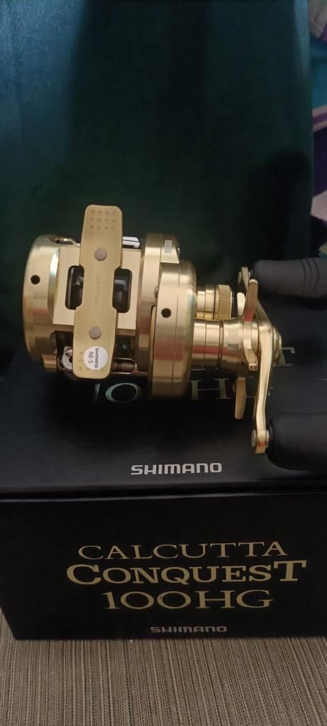 Moulinet Casting Shimano Calcutta Conquest DC 100HG - Occasion Avec Boîte Et Pochette