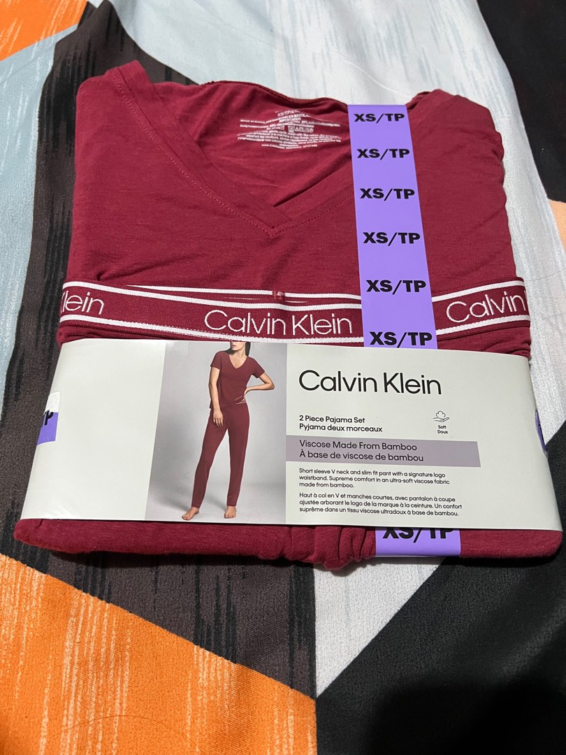 Calvin Klein red pajama set
