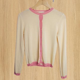 Cardigan soft yellow lucu