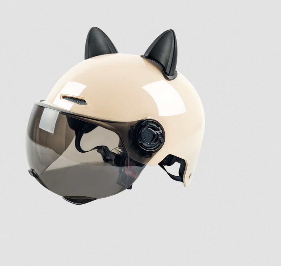 Cat Ear Ebike Helmet for EBike, Bicycle [PAB Eco drive Jimove MC Zebra