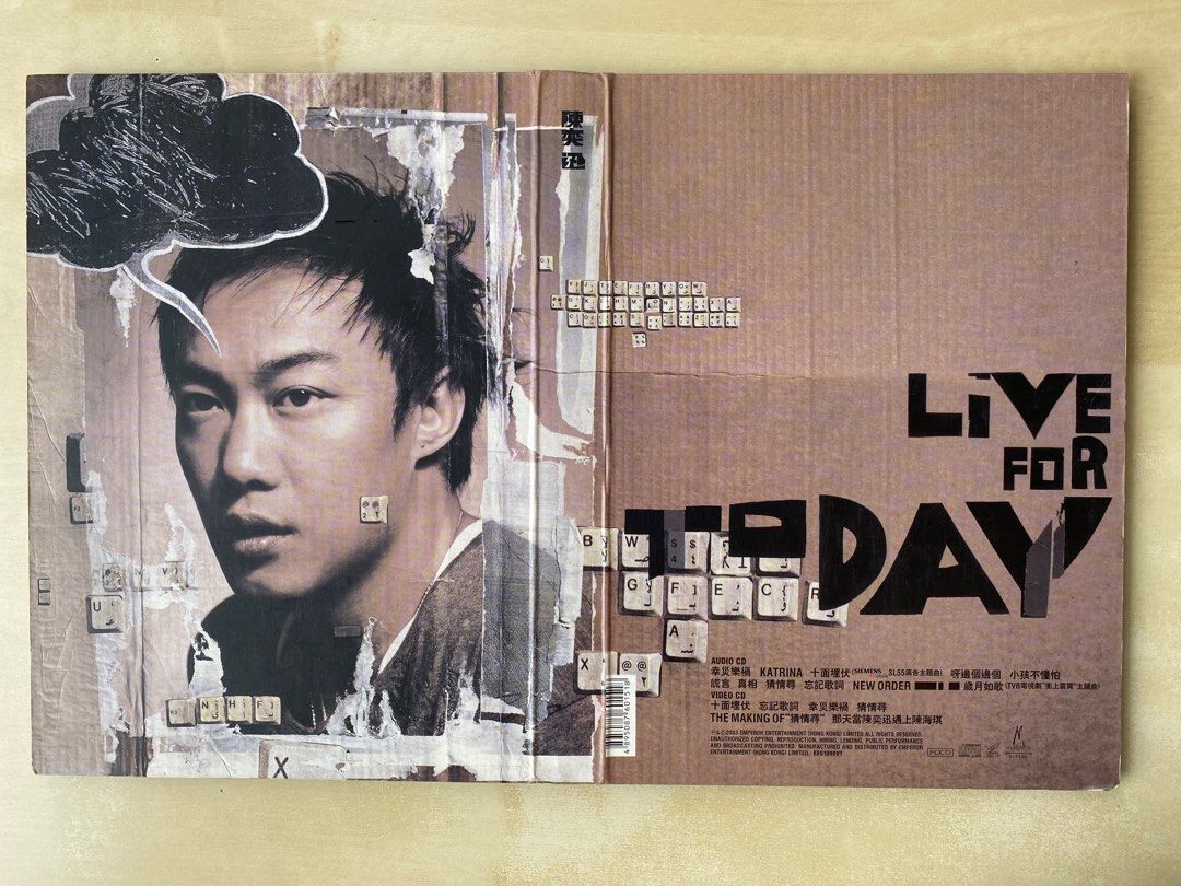CD丨陳奕迅Live for Today (CD+VCD) (首批特別版) / Eason Chan Live