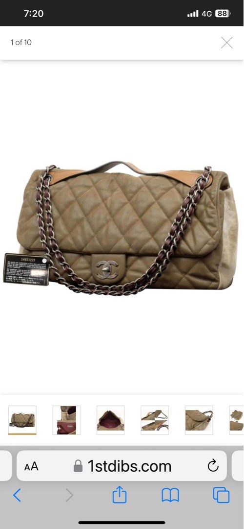 Clearance Chanel Brown Iridescent Quilted Leather Maxi Mix Flap Bag nt  Jumbo , Luxury, Bags & Wallets on Carousell