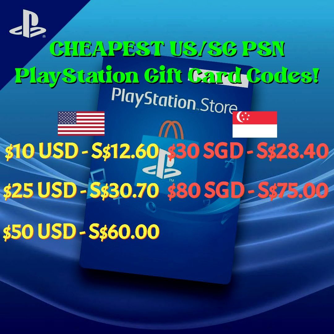 $30 Sony PlayStation Store Gift Card