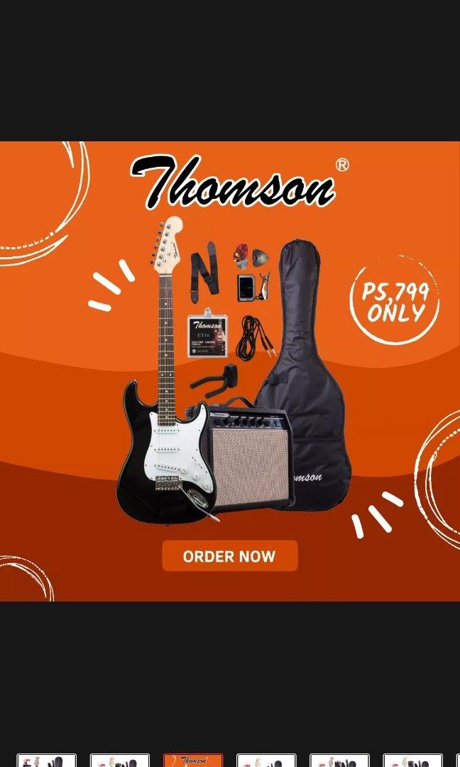 Check out COMPLETE PACKAGE Thomson Stratocaster Electric Guitar ...at 26% off!₱5,699.00 only! (Category: Portable Music Players) located in Quezon City. Submitted by romex_digital (Listing ID 1213371845, Image 3). Description: Check out COMPLETE PACKAGE Thomson Stratocaster Electri...at 26% off!₱5,699.00 only!Get it on Lazada now! | click here for discount. https://bit.ly/3HYPQfg.