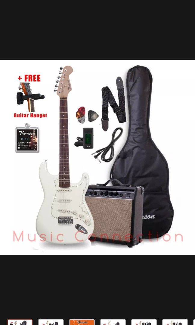 Check out COMPLETE PACKAGE Thomson Stratocaster Electric Guitar ...at 26% off!₱5,699.00 only! (Category: Portable Music Players) located in Quezon City. Submitted by romex_digital (Listing ID 1213371845, Image 1). Description: Check out COMPLETE PACKAGE Thomson Stratocaster Electri...at 26% off!₱5,699.00 only!Get it on Lazada now! | click here for discount. https://bit.ly/3HYPQfg.