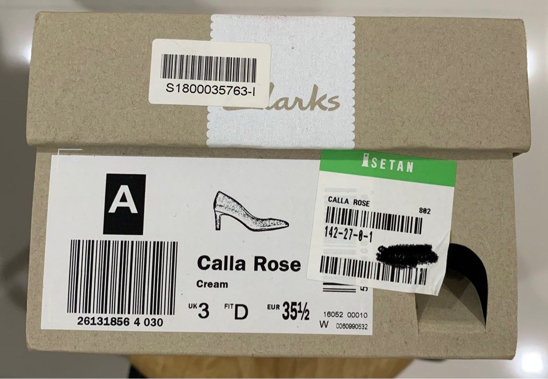Clarks calla rose cream outlet
