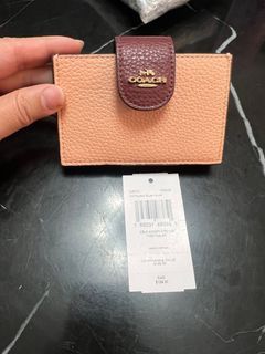 真品coach全新名片夾風琴卡夾