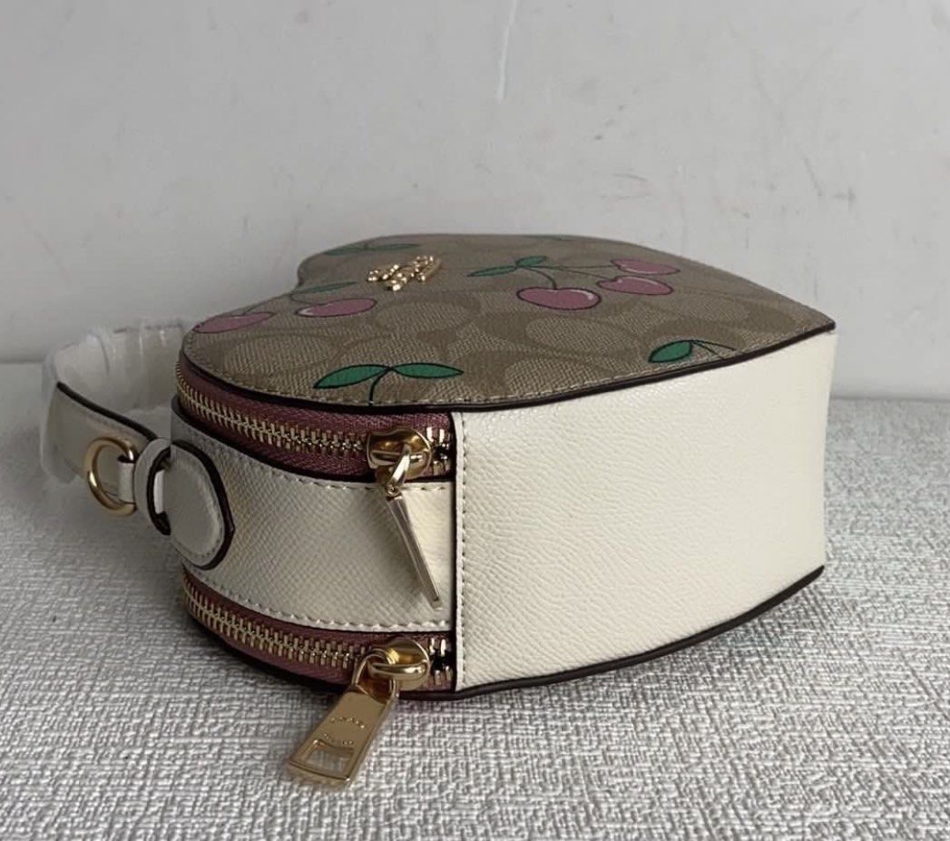 Coach Cherry Heart Sling Bag, Women's Fashion, Bags & Wallets, Cross