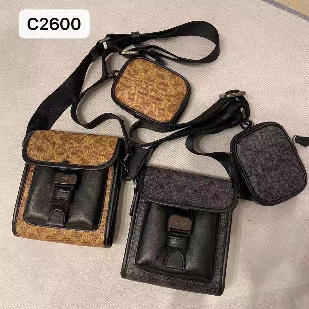Coach sling bag size online