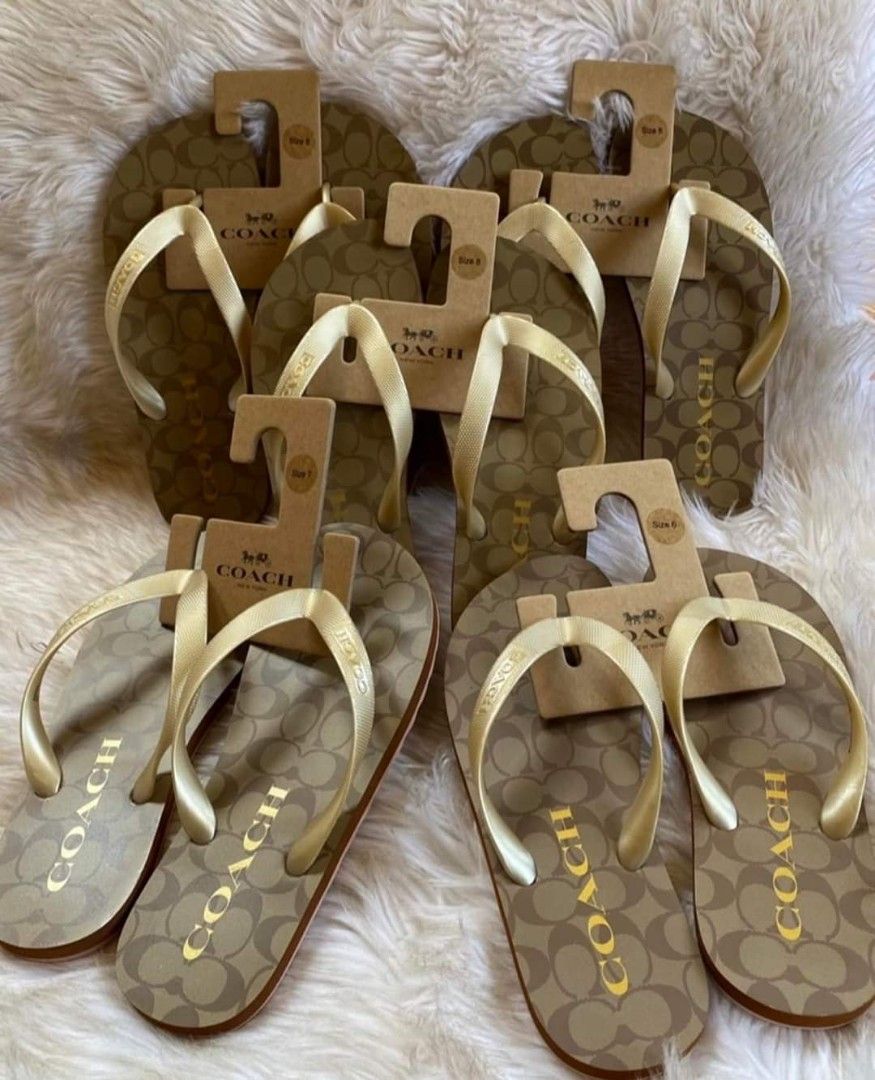 Coach Slippers 6 7 8 9 Women s Fashion Footwear Slippers and