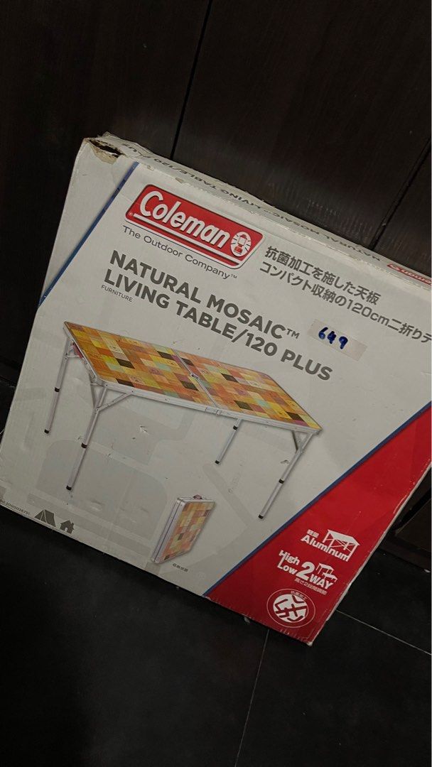 Coleman Natural Mosaic BBQ Table/130美品 Coleman Natural Mosaic 0