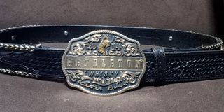 Cowboy Western Belt Buckle For Sale