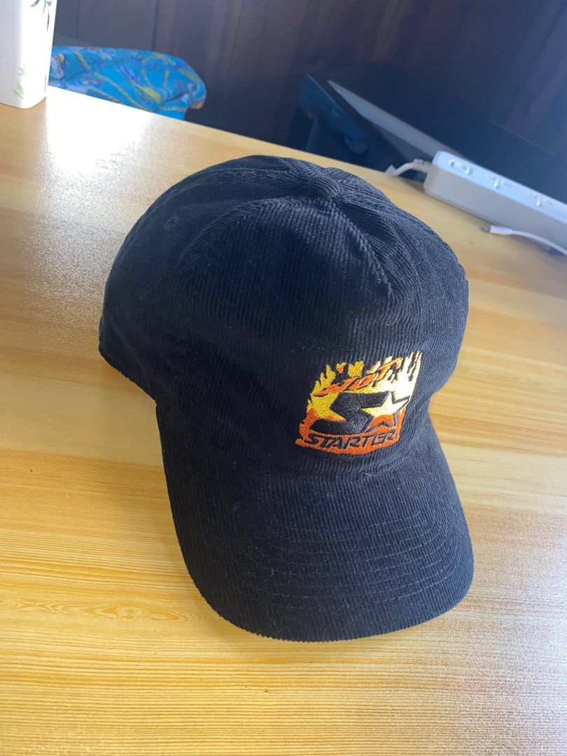Curduroy Starter Hot Fire SnapBack Cap (Category: Caps & Hats) located in Baguio. Submitted by kAzuMi41 (Listing ID 1213286290, Image 3). Description: Curduroy Starter Hot Fire SnapBack Cap Brandew 2k each 3 pcs available .
