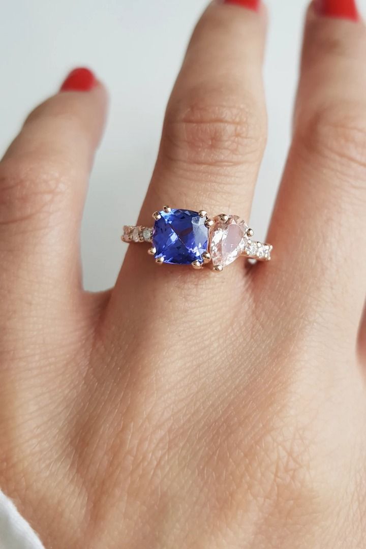 Custom tanzanite engagement rings shop