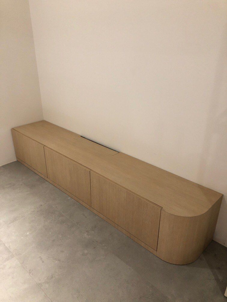 Customized carpentry TV console, Furniture & Home Living, Furniture, TV