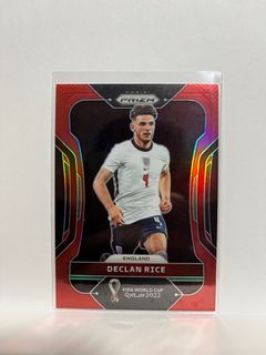 Declan Rice World Cup Prizm Red and Silver
