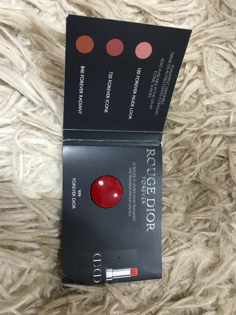 DIOR LIPSTICK SAMPLE, Beauty & Personal Care, Face, Makeup on Carousell
